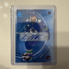 2025-26 Upper Deck SP Game Used Conor Garland Blue Autograph Canucks #83