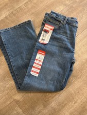 boys, Wrangler jeans, size 14 husky boot, cut, blue