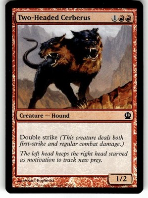 FOIL MTG Two-Headed Cerberus Theros Regular