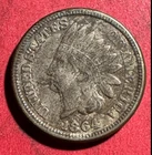 1864 US Copper Nickel Indian Head Cent! VF/XF Details! Civil War Days!
