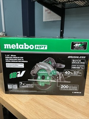 Metabo Hpt 18V Multivolt 7-1/4 Inch Cordless Circular Saw (Bare Tool)
