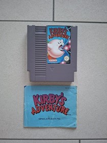 Nintendo Entertainment System Kirby's Adventure NES Modul Anleitung PAL gepflegt