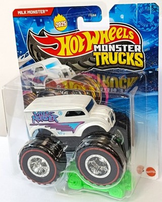 MILK MONSTER Monster Trucks 1:64 Hot Wheels Truck Mattel Diecast Auto