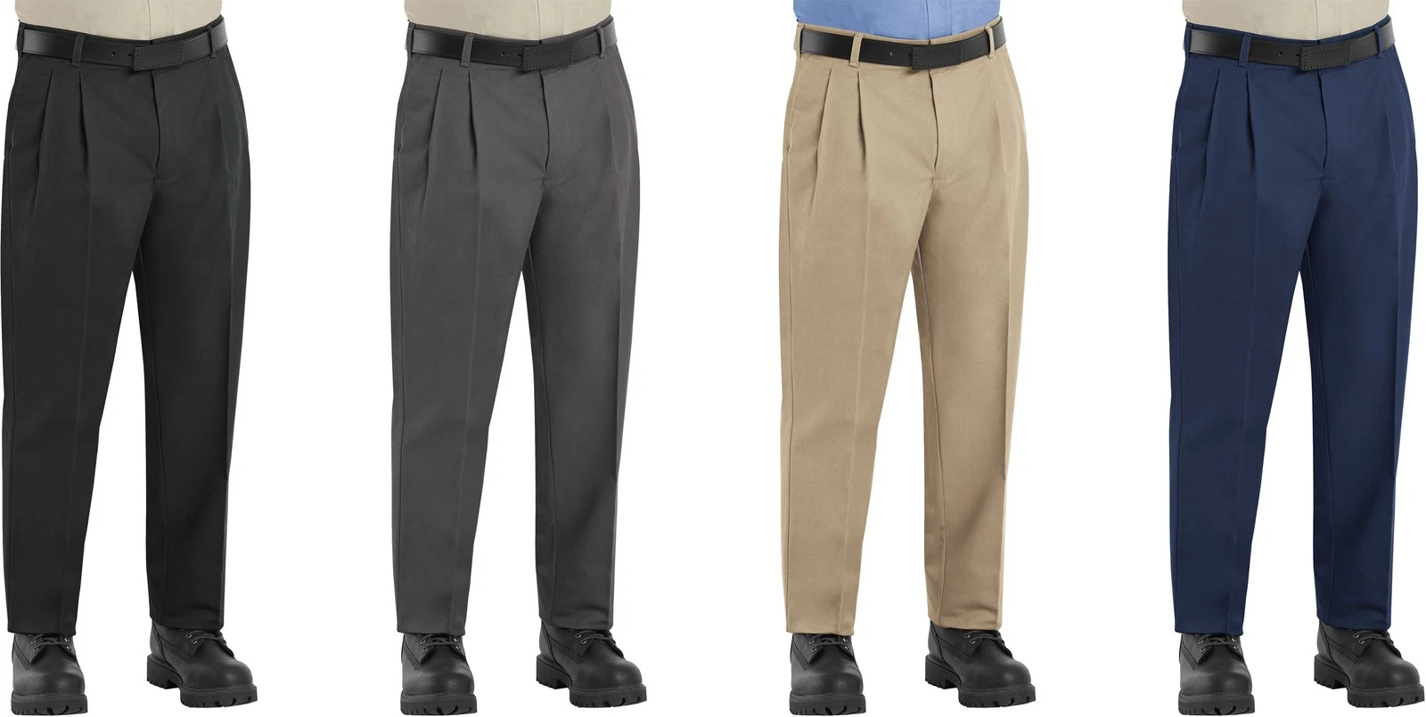 Red Kap Men's Pleated Twill Slack Pants