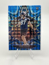 Cade Stover 2024 Panini Mosaic #384 Mosaic Reactive Blue Houston Texans