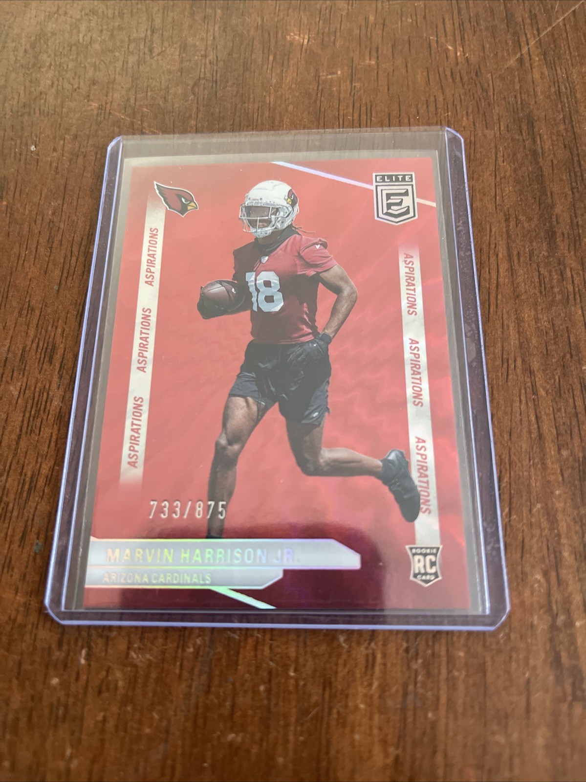 2024 Donruss Elite - Marvin Harrison Jr #182 Aspirations /875 - RC Color Match