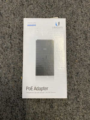 UBIQUITI 48 V 0,5 A (24W) PoE Gigabit Adapter (Injektor) - POE-48-24W-G
