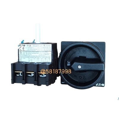 1PC P1-25/E+SVB-SW switch 25A black handle combination *wq