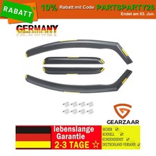 Windabweiser Regenabweiser Für Dacia Duster 2 Ab 2018 4-Tlg Set Rauchgrau