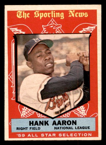 Hank Aaron #561 1959 Topps card