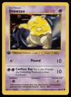 New ListingDrowzee 49/102 1st Edition Common Base Set Shadowless Pokemon English MP