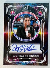 LaChina Robinson 2025 WNBA Donruss Voices of The Game On Card Auto Case Hit