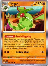 Flygon 053/094 Rare Phantasmal Flames Pokemon Holo NM