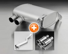 Remus Sportauspuff BMW 3er E90 E91 E92 E93, 318i 320i, 2005-2013, Endrohr rund