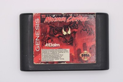 Spider-Man and Venom: Maximum Carnage (Sega Genesis, 1994) CART ONLY