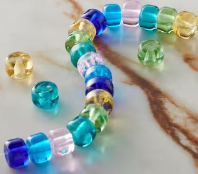 Handmade Lampwork Glass Drum Beads by Bead Landing