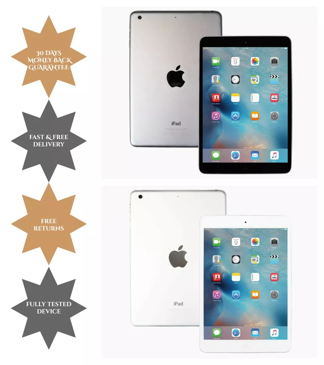 GRADE A - Apple iPad Mini 2 - 16GB, 32GB, 64GB - Wi-Fi, 7.9in - IOS 12