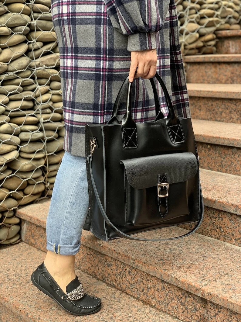 COACH Borsa a mano in pelle colorata fucsia tote bag personalizzata multicolore borsa a tracolla rosa