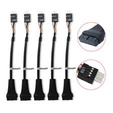 20 Pin USB 3.0 Female To 9 Pin USB 2.0 Male Motherboard Header Adapter Cord