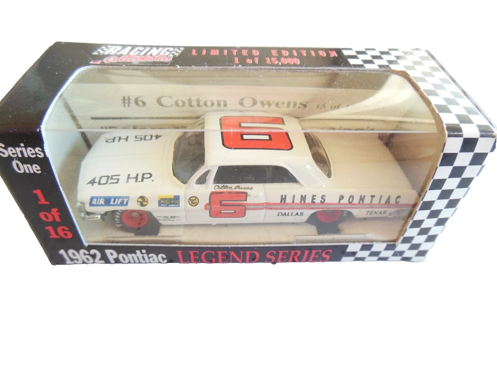 Pontiac blanco coches Diecast Sport & Touring