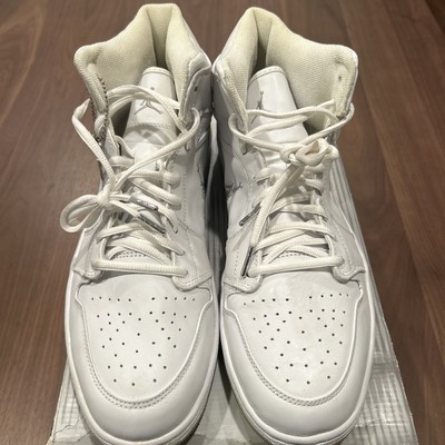 Vintage Air Jordan Retro 1 White Metallic Silver 2002  display picture 3