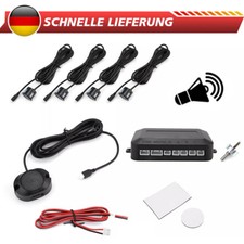 Einparkhilfe 4-Sensoren zum Nachrüsten Hinten Parkhilfe Rückfahrwarner PDC-Audio