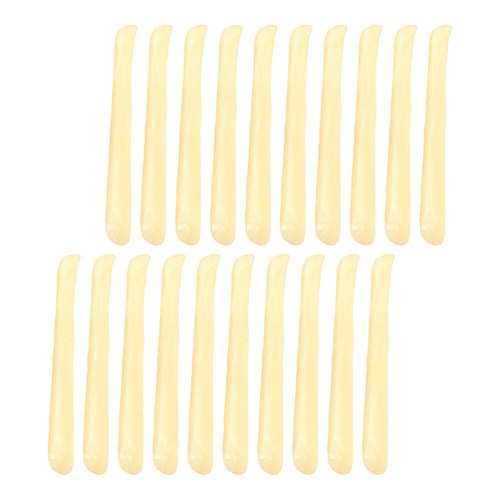20 Pcs French Fries Model Simulation Food Realistic PVC Fake Child - Picture 10 of 12