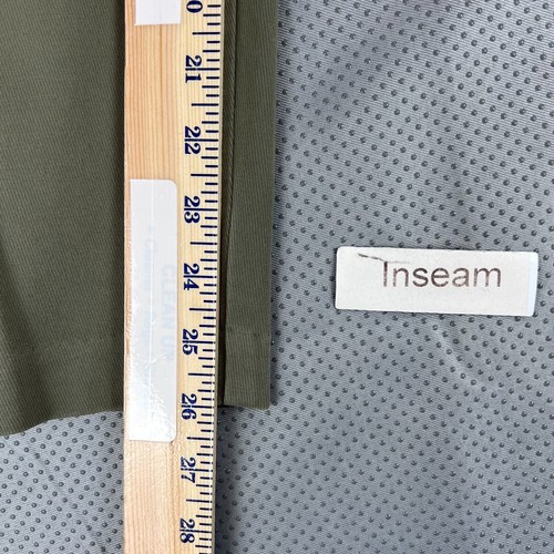 Pantalon Abercrombie Fitch homme 28 (réel 29x26) vert plissé conique stretch chino - Photo 11/15