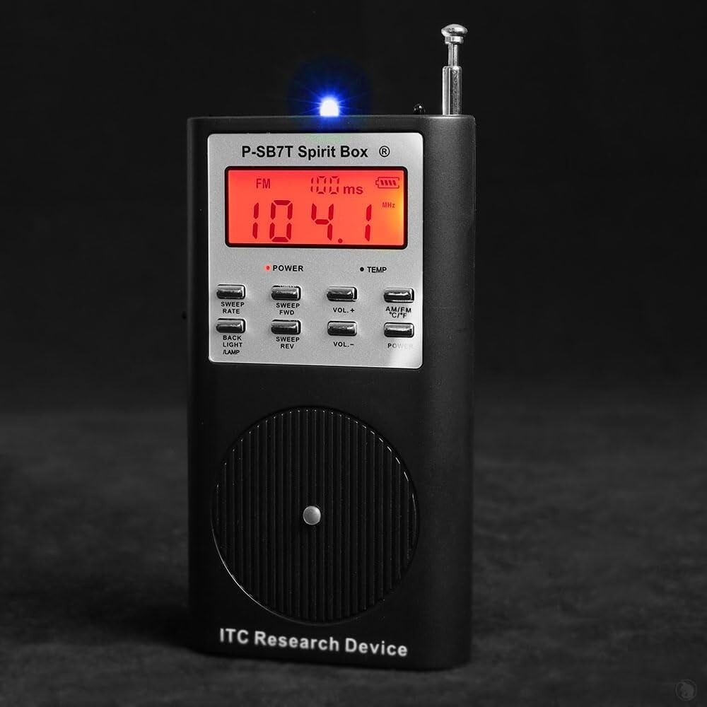 Advanced Ghost Hunting Spirit Box - AM/FM, Built-in Flashlight