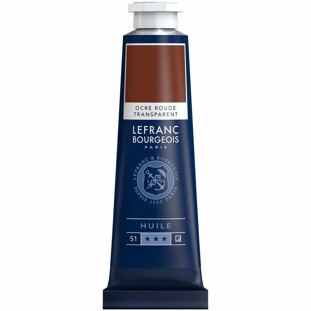 TUBO COLORI A OLIO QUALITA' FINE OCRA ROSSA TRASPARENTE 40 ML LEFRANC&BOURGEOIS