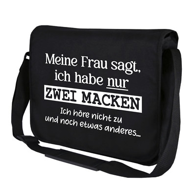 My Wife Says I Only Have Two Quirks Flaws Fun Crossbody Messenger Bag