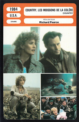 COUNTRY (1984) PHOTO FRENCH MR. CINEMA MOVIE CARD Jessica Lange Sam ...