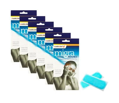 12 Migra Cool Migraine Patches Cool Gel Instant Relief For Headaches Migraines