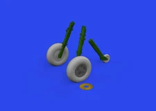 Eduard 1/24 Eduard Brassin Spitfire Mk.IX wheels 5spoke for Airfix