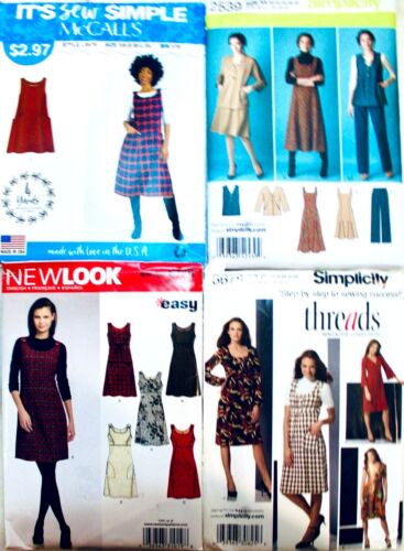 U PICK! JUMPER DRESS Sew Pattern Misses & Plus Size ~ UC - Afbeelding 1 van 53