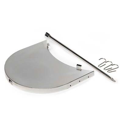 Titan Great Outdoors Stainless Steel Side Table for Weber 18'' - 22'' Charcoal