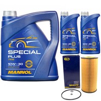 MotoröL Set Mannol 10W-30 Special Plus 7 Liter + ÖLfilter FüR Mercedes E-Klasse