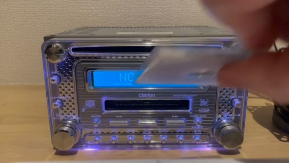 カーオーディオ Clarion 2DIN CD/MD Center Unit DMZ266Car Clarion DMZ266 2Din Car Audio CD MD Player Operation Confirmed