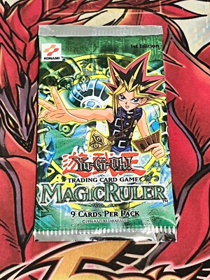 Konami YuGiOh Magic Ruler 1st Edition Booster Pack #4, Factory Sealed, Fast Ship