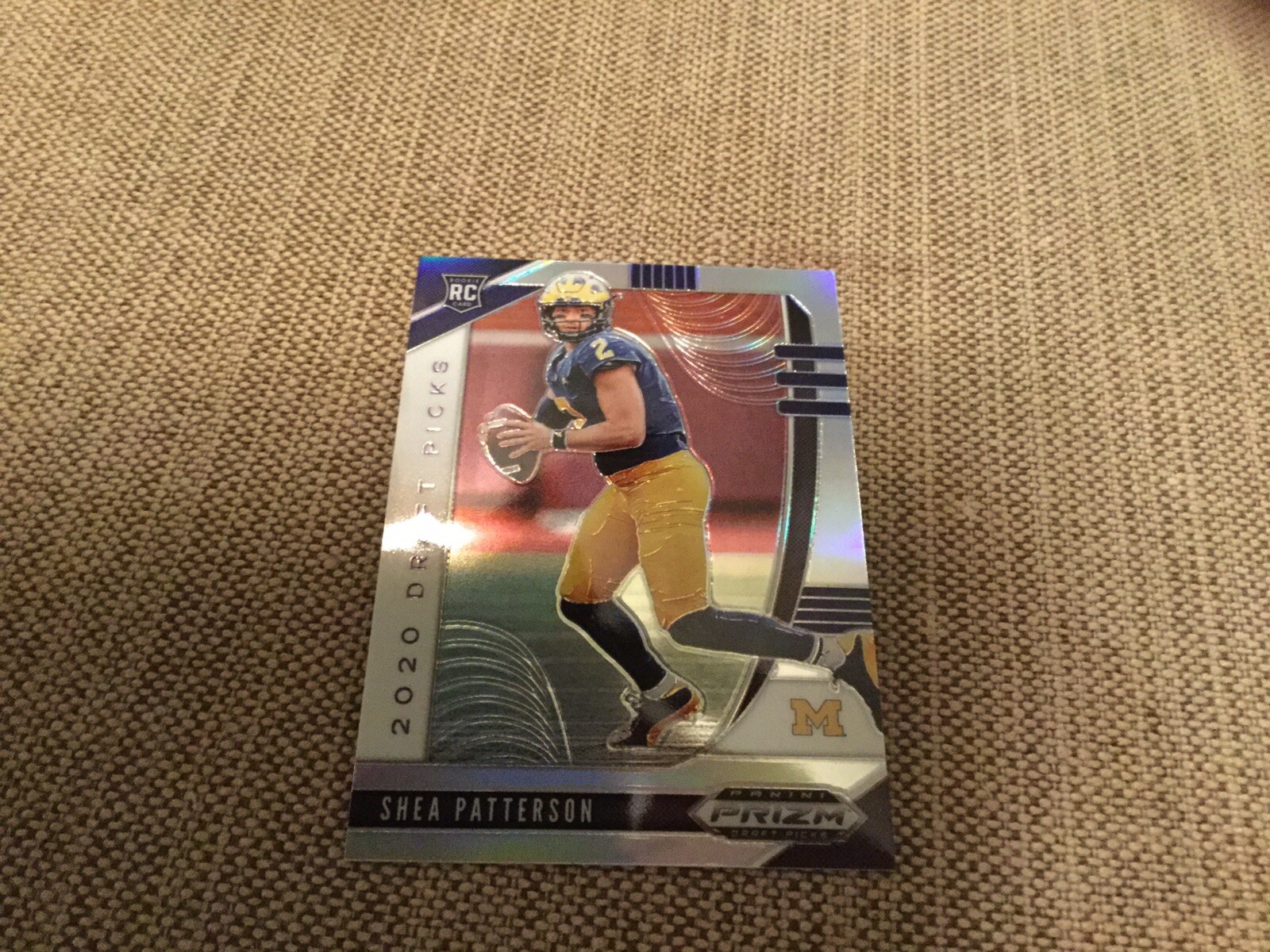 2020 Panini Prizm Draft Picks Shea Patterson Rookie Silver Prizm #138 Chiefs