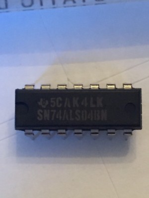 25 X TEXAS INSTRUMENTS - SN74ALS04N