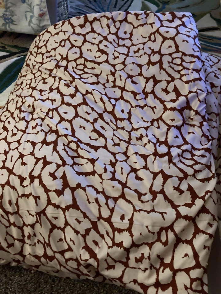 Juego de edredón reversible Opalhouse terciopelo leopardo animal estampado reina completo Foto 2 de 4
