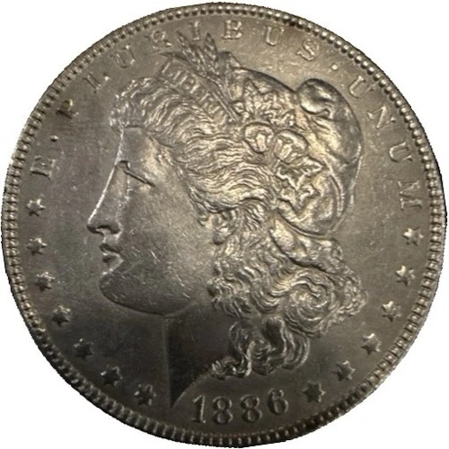 1886 $1 Morgan Silver Dollar AU