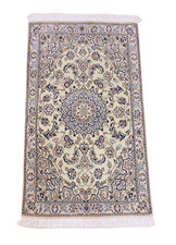 Nain 9la Teppich 147x86 cm Handgeknüpfter echter Perserteppich aus Wolle Seide