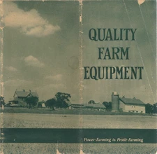 IHC McCormick-Deering Quality Farm Equipment Brochure Farmall Regular IH