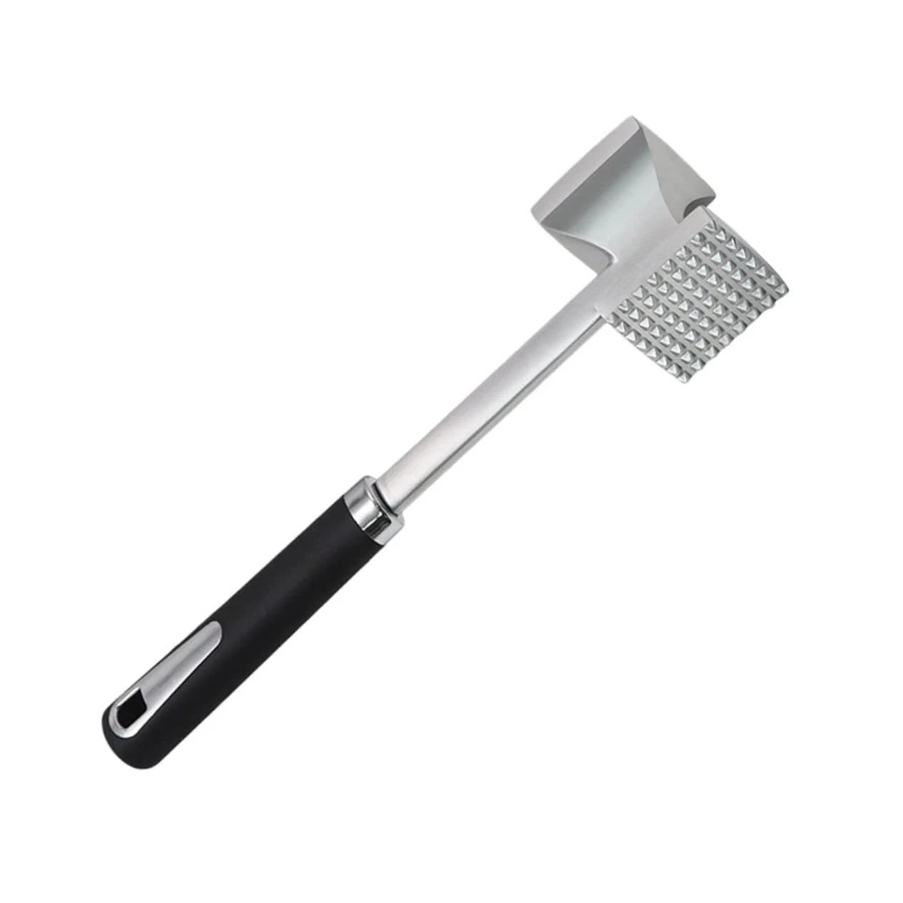 Stainless Steel Meat Tenderizer Hammer 10.62In Kitchen Mallet Tool for Tender...