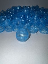 Empty Blue Colored Round Capsules 1.1 inch 29.8mm 200 pcs Capsule Bulk Vending