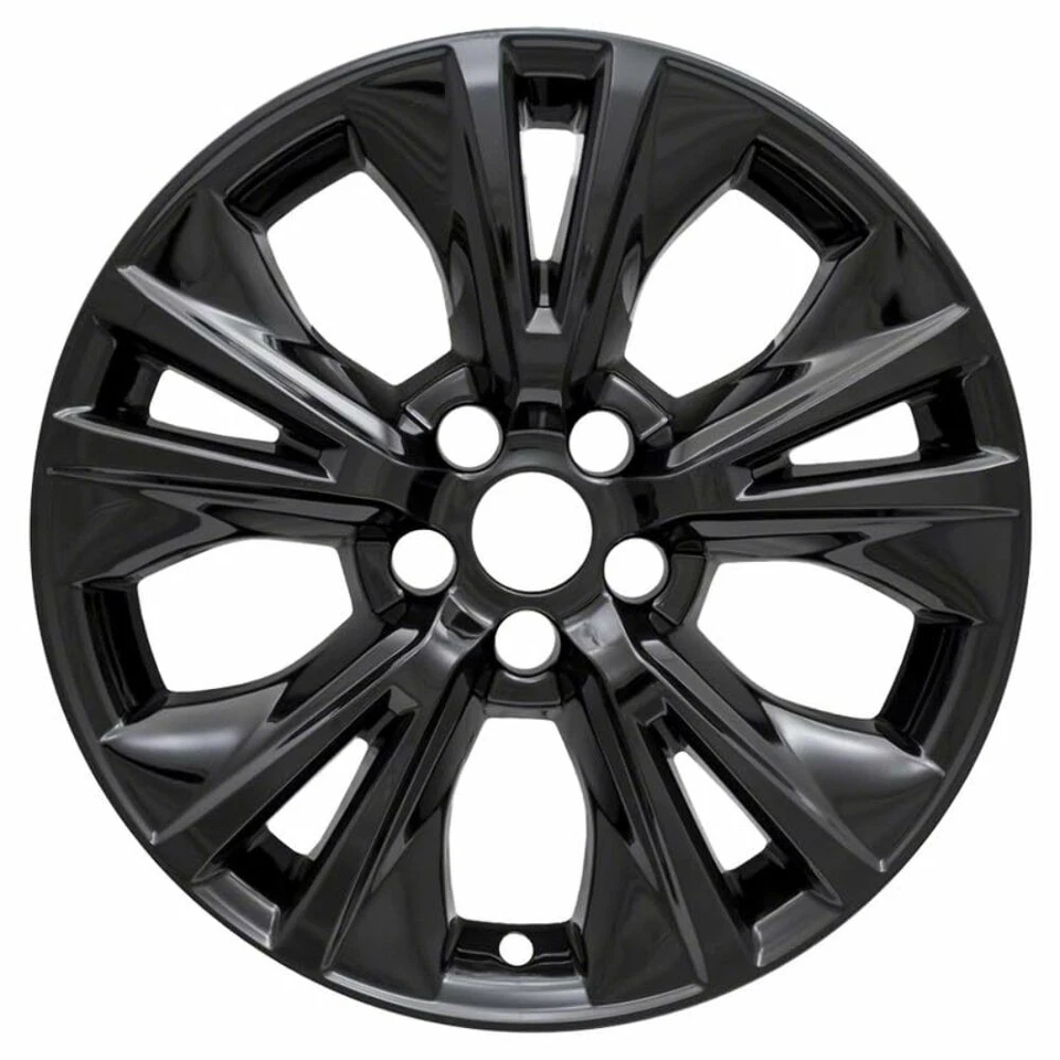 4 Gloss Black 18" Impostor Wheel Skins for 14-19 Toyota Highlander Rim Covers Foto 4 de 4