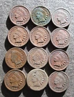 OLD COINS UNITED STATES OF AMERICA 1 CENT INDIAN HEAD PENNY 1864-1908 - MIX 111