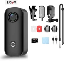 4K SJCAM C100+ Mini WIFI Action Camera Thumb Portable Body Cam 15MP Waterproof